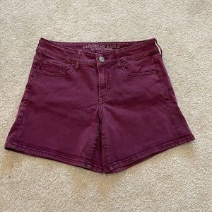 AEO Super Stretch Midi Shorts size 8